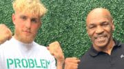 Mike Tyson kondigt gevecht aan met Floyd Mayweather (hier gefotografeerd met Jake Paul)