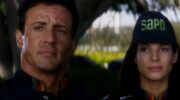 Sylvester Stallone en Sandra Bullock in Demolition Man