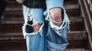 Baggy jeans met gaten