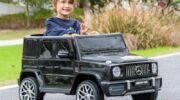 De Mercedes-Benz G 63 AMG elektrische kinderauto - zwart