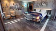 Een kamer in V8 Hotel Motorworld Region Stuttgart