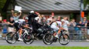 Pogacar en Evenepoel rijden op kop