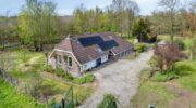 De woonboerderij in Drenthe.