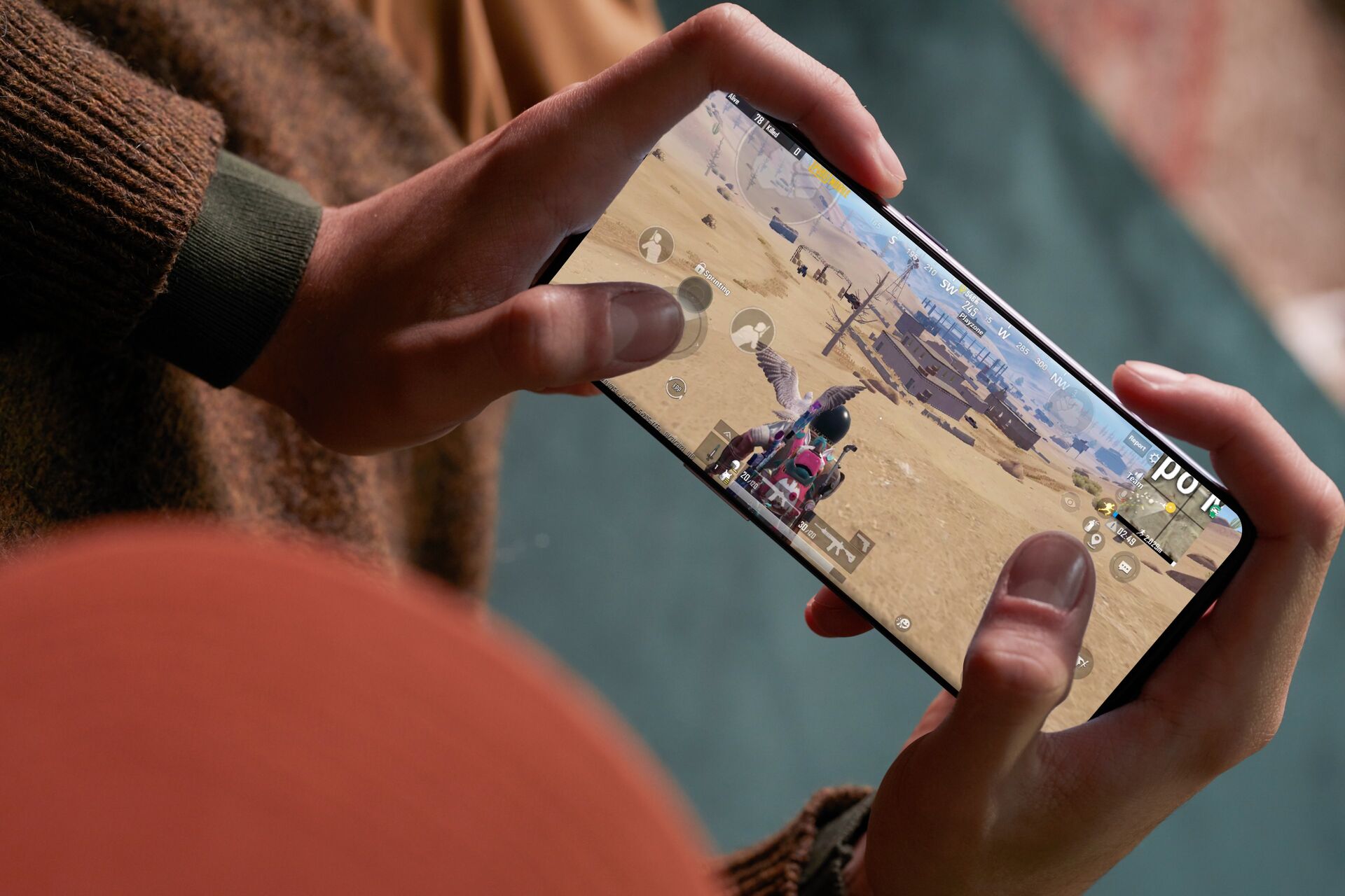 Gamen op smartphone