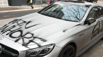 auto vernield vriendin MAN MAN