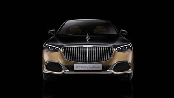 De door Virgil Abloh ontworpen Maybach.