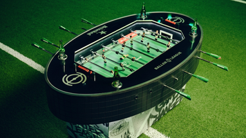 De nieuwe voetbaltafel van Heineken.
