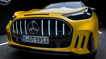 De buitenzijde van de Mercedes-AMG SUV.