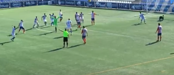 keeper scoort in minuut 94