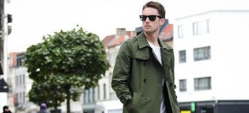 Groene kleding man man