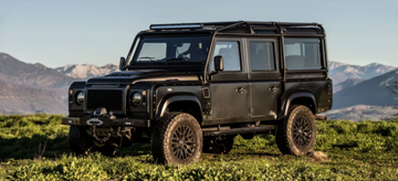 Land rover defender man man