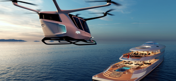 luxe superjacht op waterstof