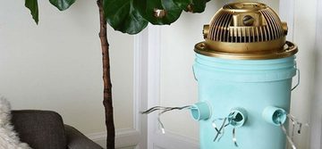 airco zelf maken goedkoop MAN MAN