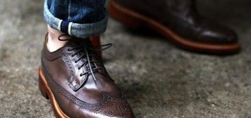 brogue schoenen man man