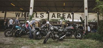 Pure & Crafted muziekfestival motorrijders