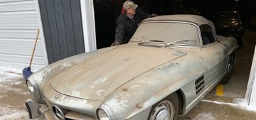 mercedes-benz oldtimer garagevondst