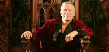 veiling Hugh Hefner playboy MAN MAN