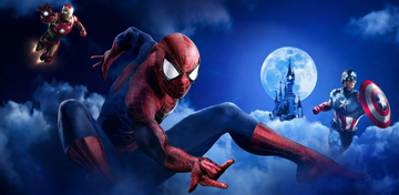 Marvel Superhelden Zomer Disneyland MAN MAN