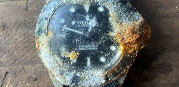 man vindt rolex zeldzaam op zeebodem