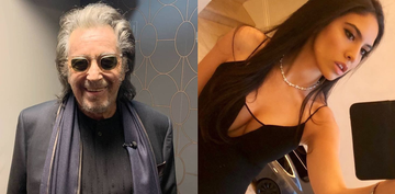 Al pacino jongere vriendin noor alfallah