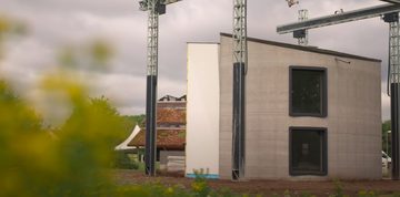 eerste 3d-geprinte huis van europa