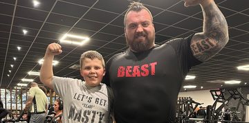 eddie hall maximus zoon kracht