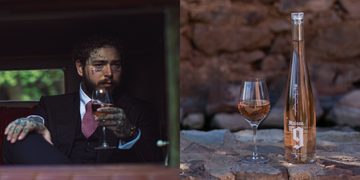 post malone wijn rose