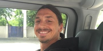 Zlatan Ibrahimovic nieuwe auto jarig