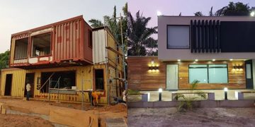 container ombouwen luxe villa