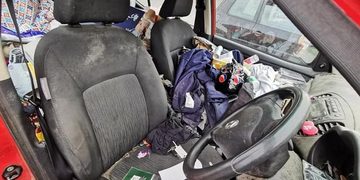 Smerige auto