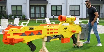 werelds grootste Nerf gun