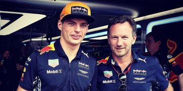 Christian Horner Nicholas Latifi cadeau Formule 1 Red Bull