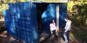 zeecontainer woning auckland tiny house