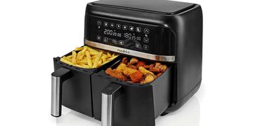 dubbele airfyer twee manden apart action te koop