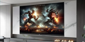 136 inch tv