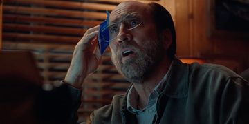 Beeld uit "Dream Scenario" (2023) met Nicolas Cage