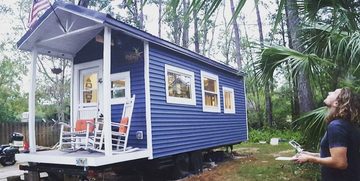 tiny house goedkoop zelf bouwen student