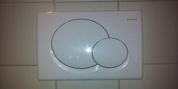doorspoelen knop groot klein