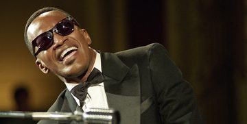 Jamie Foxx in "Ray" film autobiografie