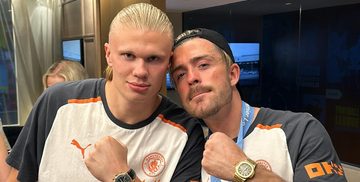 Erling Braut Haaland vakantie auto vriendin horloges