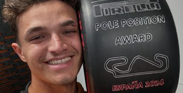 Nieuwe porsche carrera GT Lando Norris