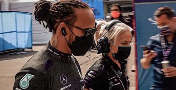Angela Cullen vrouw Lewis Hamilton Mercedes