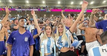 Argentijnse WK-fans die tijdens finale topless gingen ontsnappen aan straf