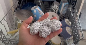 aluminiumfolie in vaatwasser doen waarom