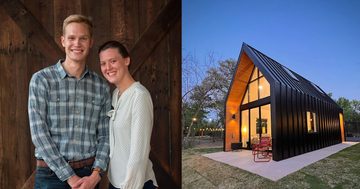 jongen tovert tiny houses om tot hotel