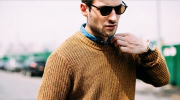 Overhemd trui combinatie