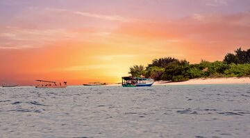 Gili-zonsondergang-boot-manman