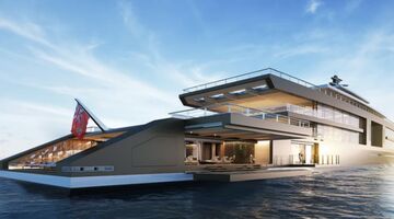 conceptueel superjacht MI7 MAN-MAN