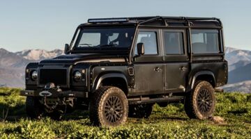 Land rover defender man man