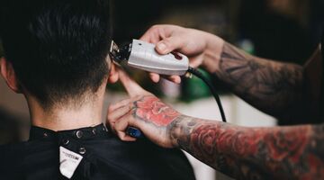 slecht geknipt man man